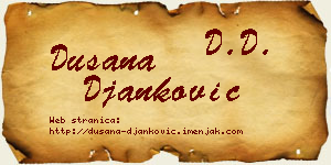 Dušana Đanković vizit kartica